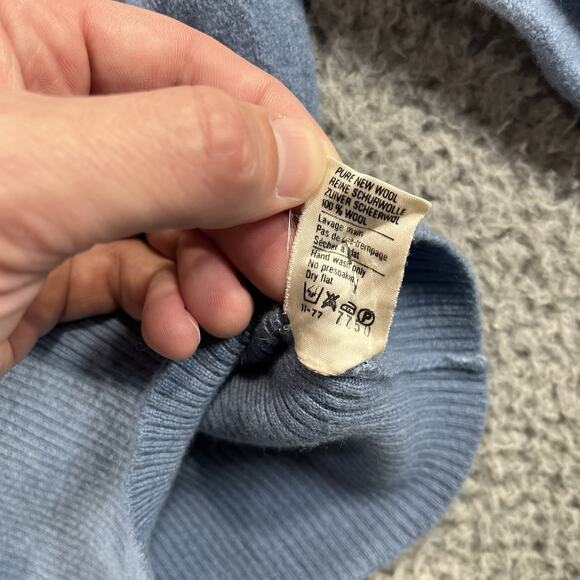 Rodier Paris Wool Sweater Kids Girls 8-10 Made in France Mock Neck Turtleneck - Picture 4 of 8